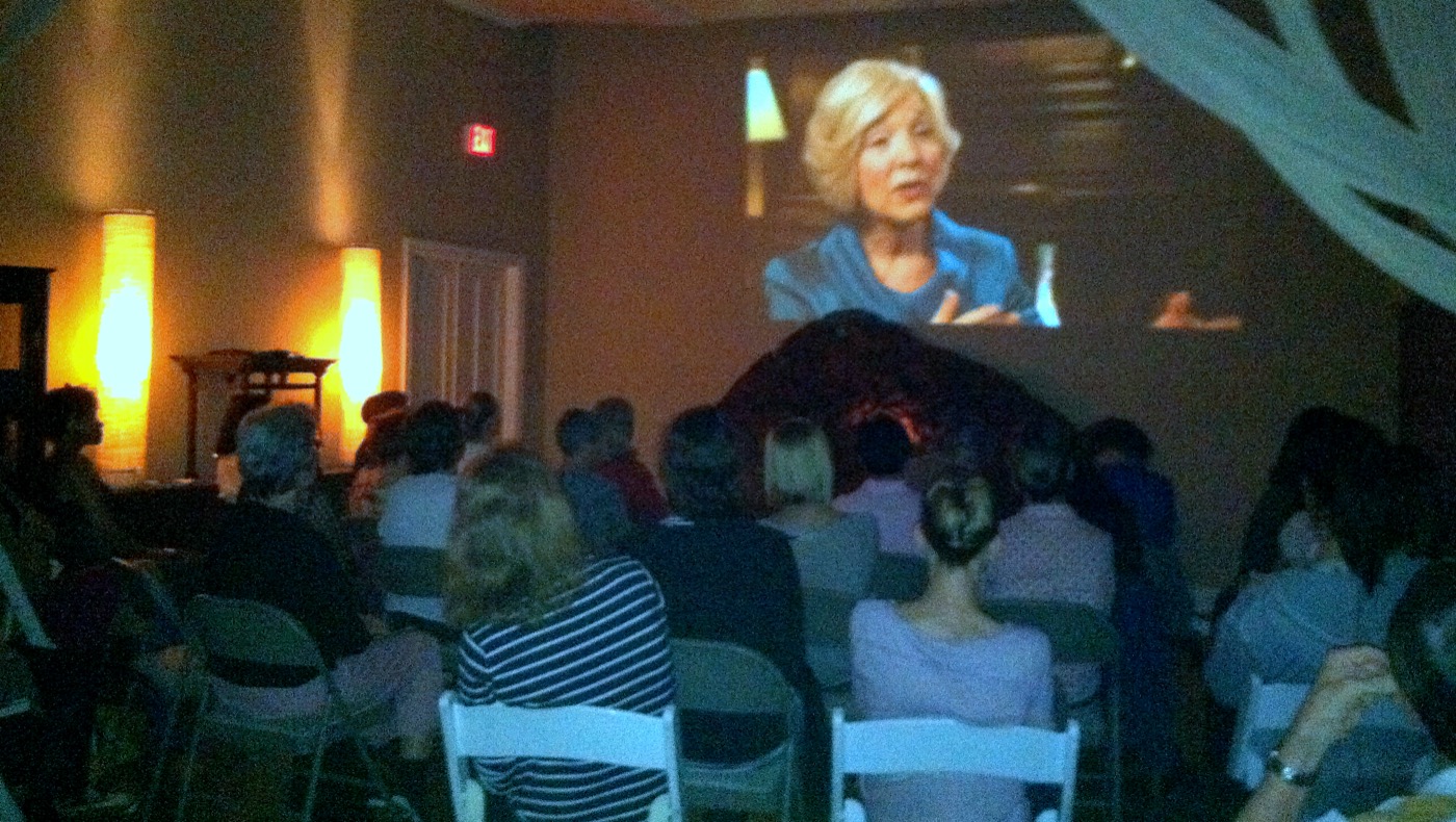 A full audience at the Hungry for Change Charleston screening hosted by Dr. Sherri