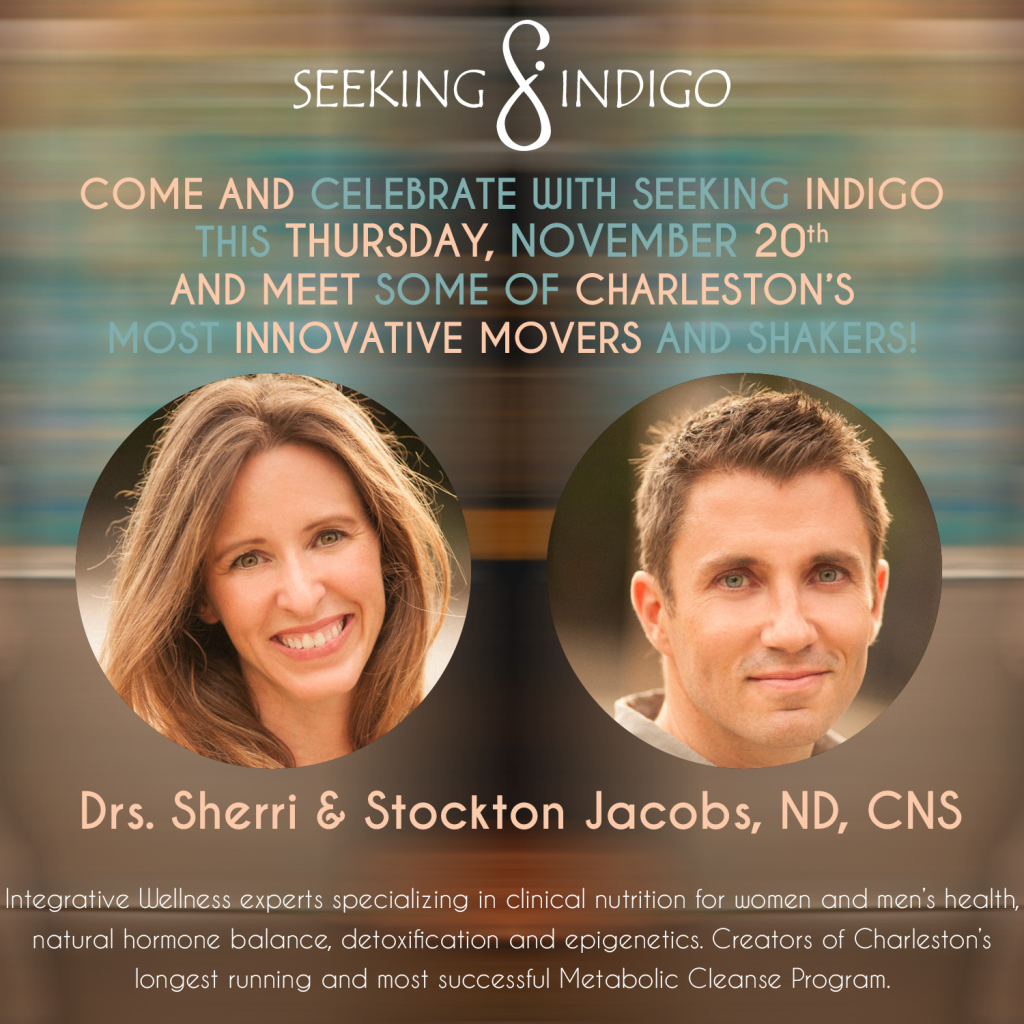 Seeking Indigo event featuring Drs. Sherri and Stockton Jacobs as Charleston movers and shakers